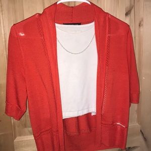 Orange sweater/ Cardigan